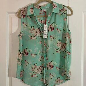 Elle Pink Tie Front Blouse